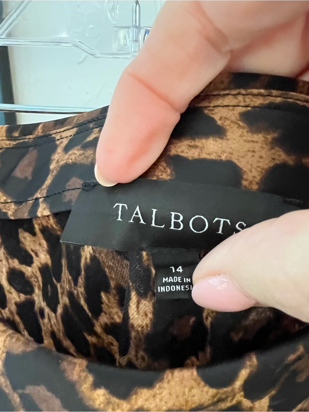 NWT Talbots Leopard Print Midi Skirt - Picture 2 of 3